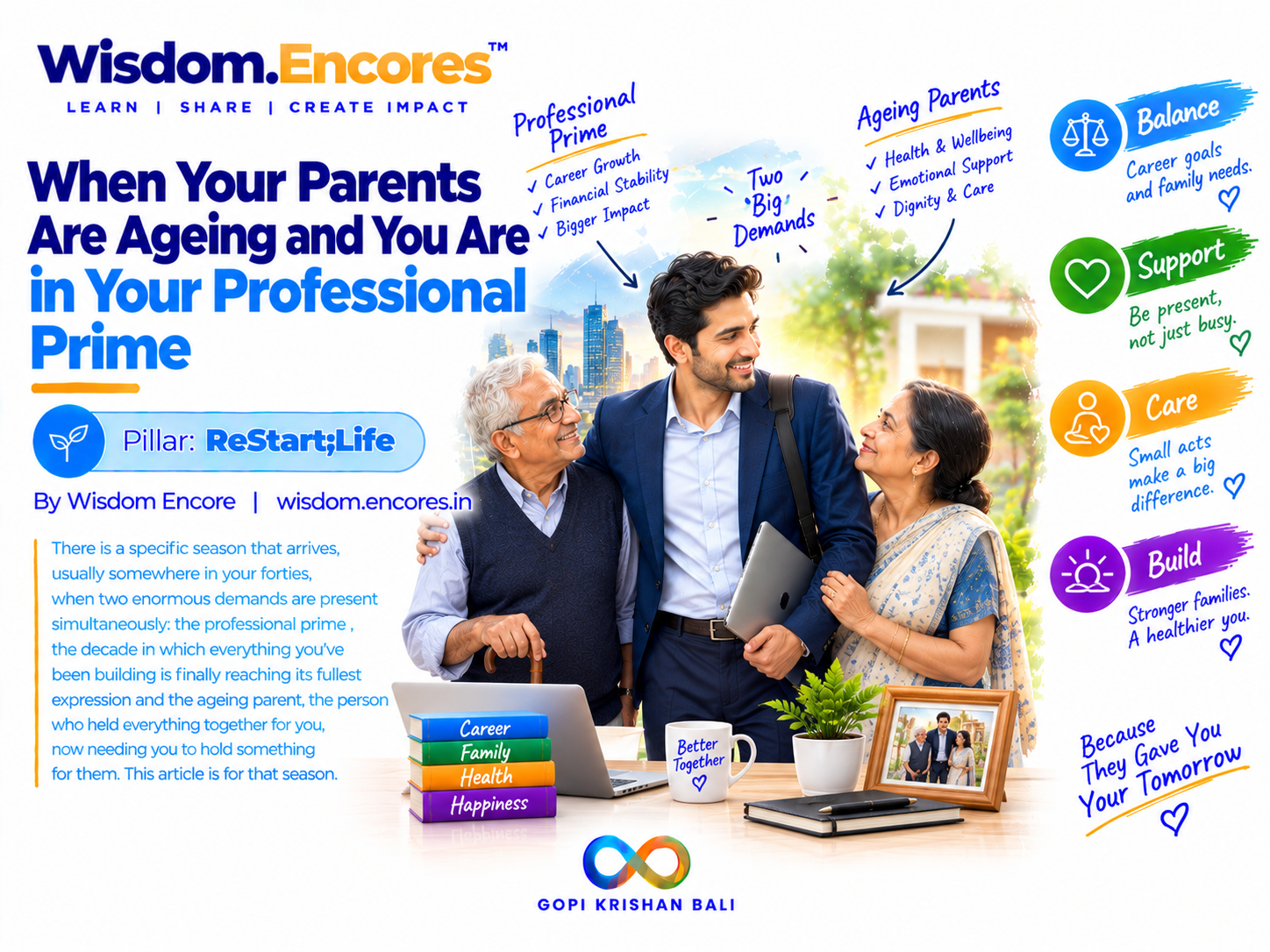 When Your Parents Are Ageing and You Are in Your Professional Prime